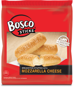 Mozzarella cheese sticks package